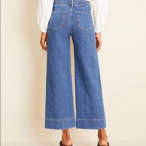 Ann Taylor Wide leg Crop jeans